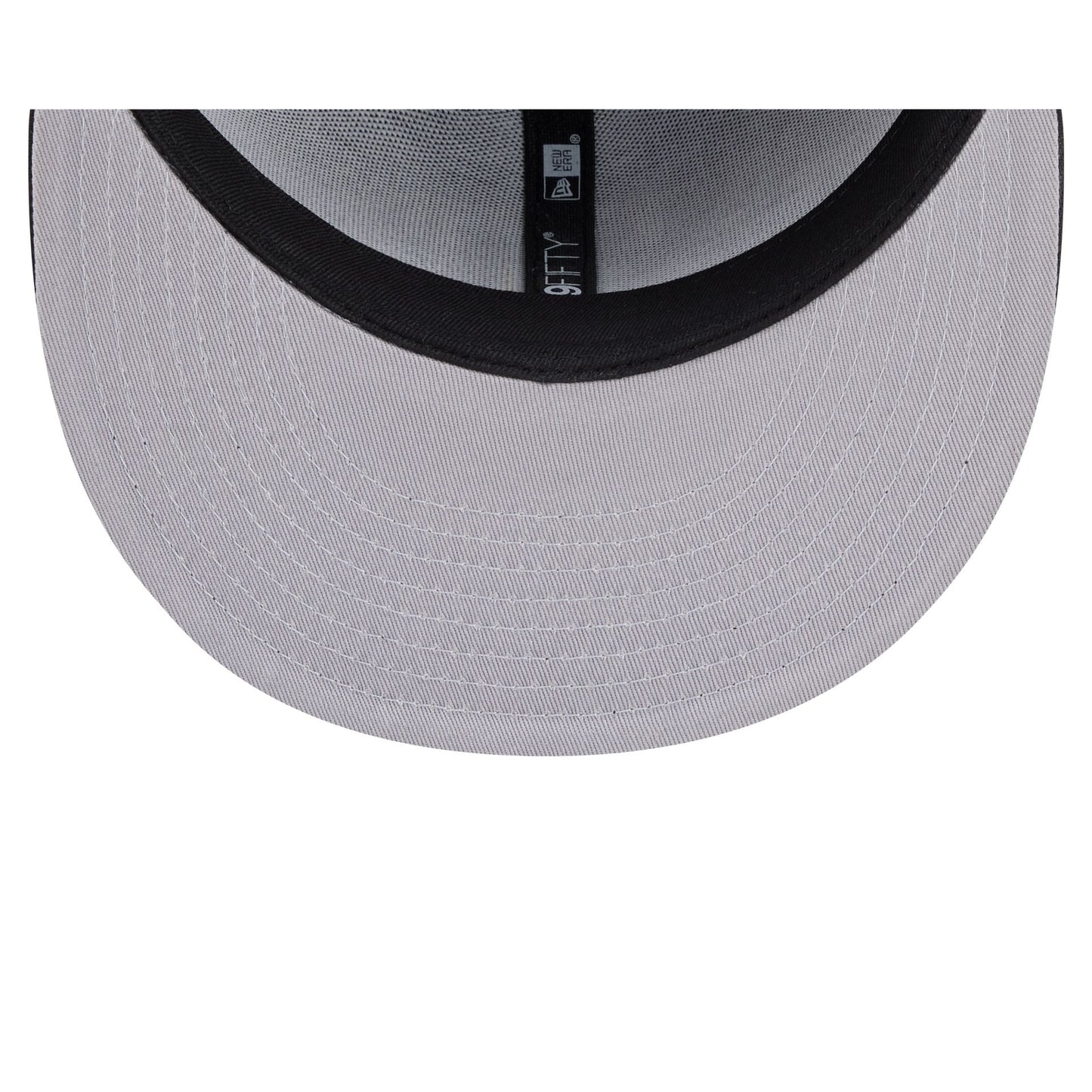 Texas Rangers Black and White Basic 59FIFTY Fitted Hat