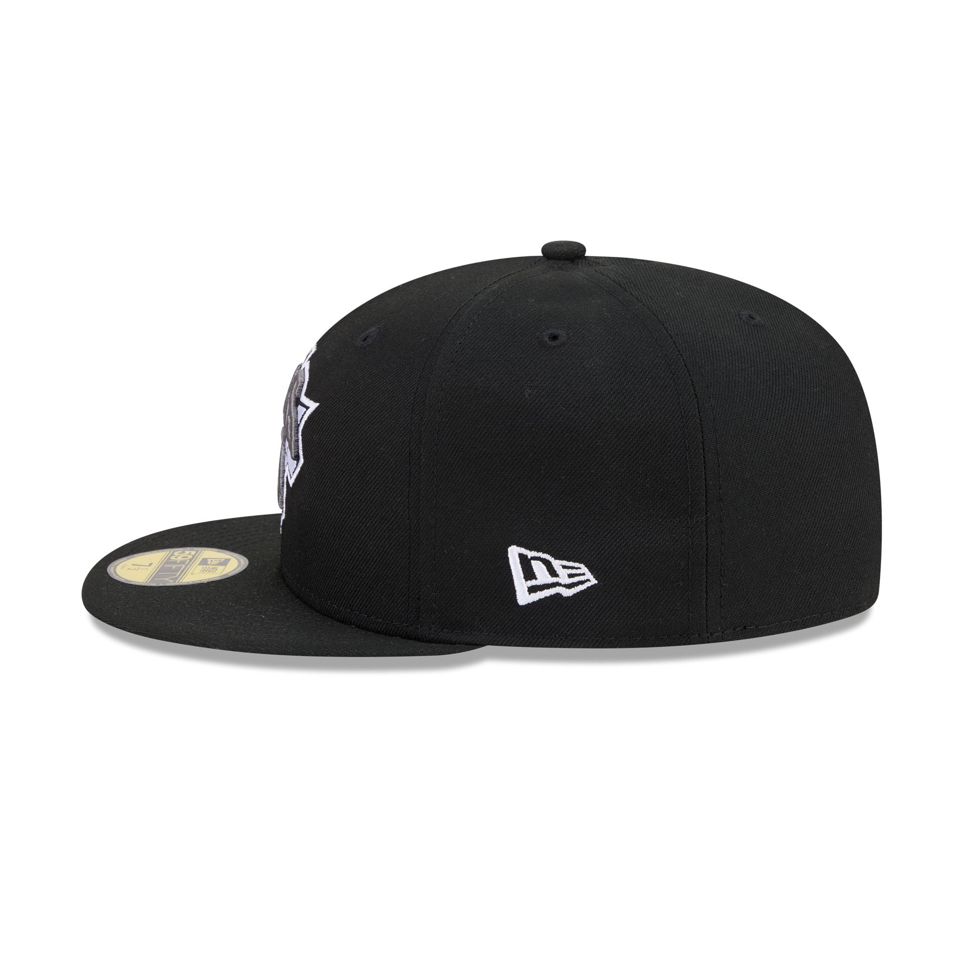 New York Knicks Black and White Basic 59FIFTY Fitted Hat