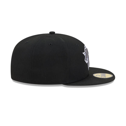 New York Knicks Black and White Basic 59FIFTY Fitted Hat