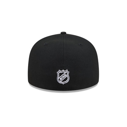 Los Angeles Kings Black and White Basic 59FIFTY Fitted Hat