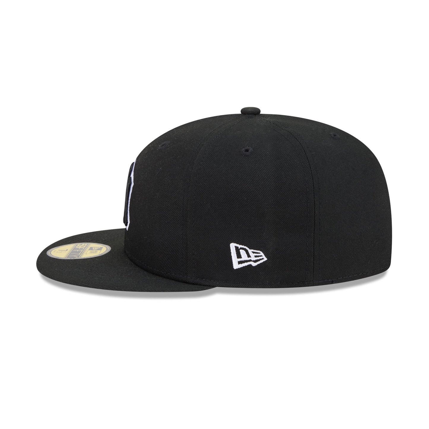 New York Yankees Black and White Basic 59FIFTY Fitted Hat