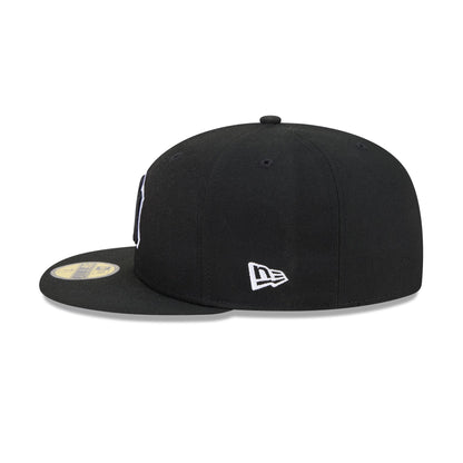 New York Yankees Black and White Basic 59FIFTY Fitted Hat