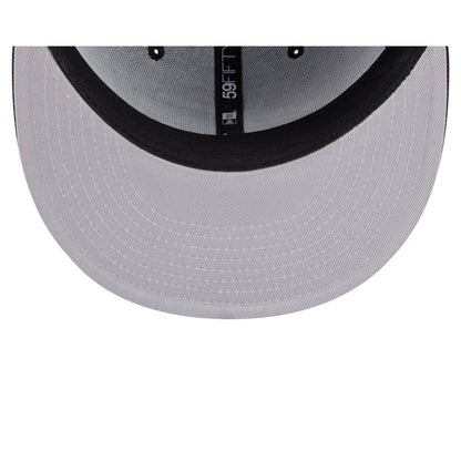 New York Yankees Black and White Basic 59FIFTY Fitted Hat