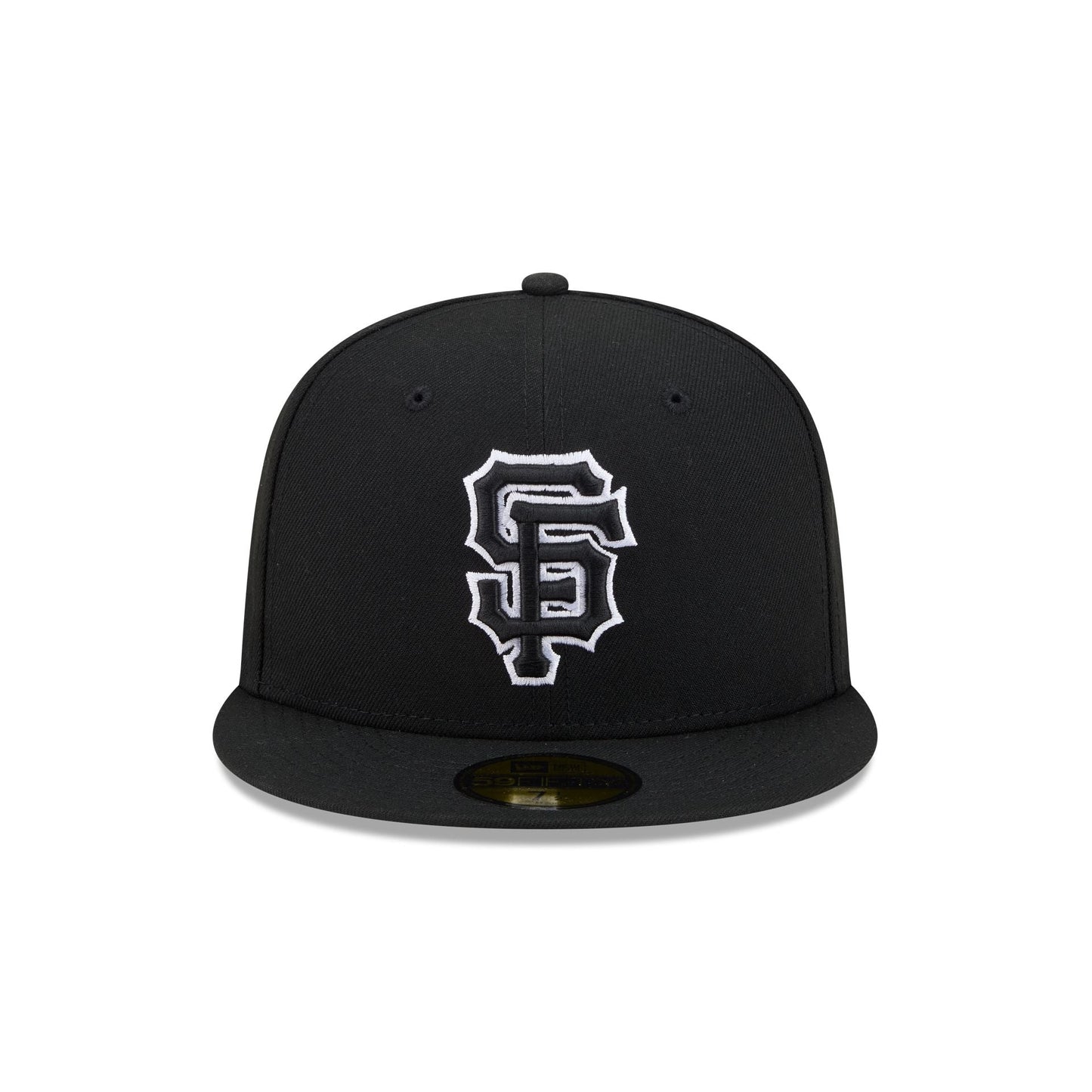 San Francisco Giants Black and White Basic 59FIFTY Fitted Hat