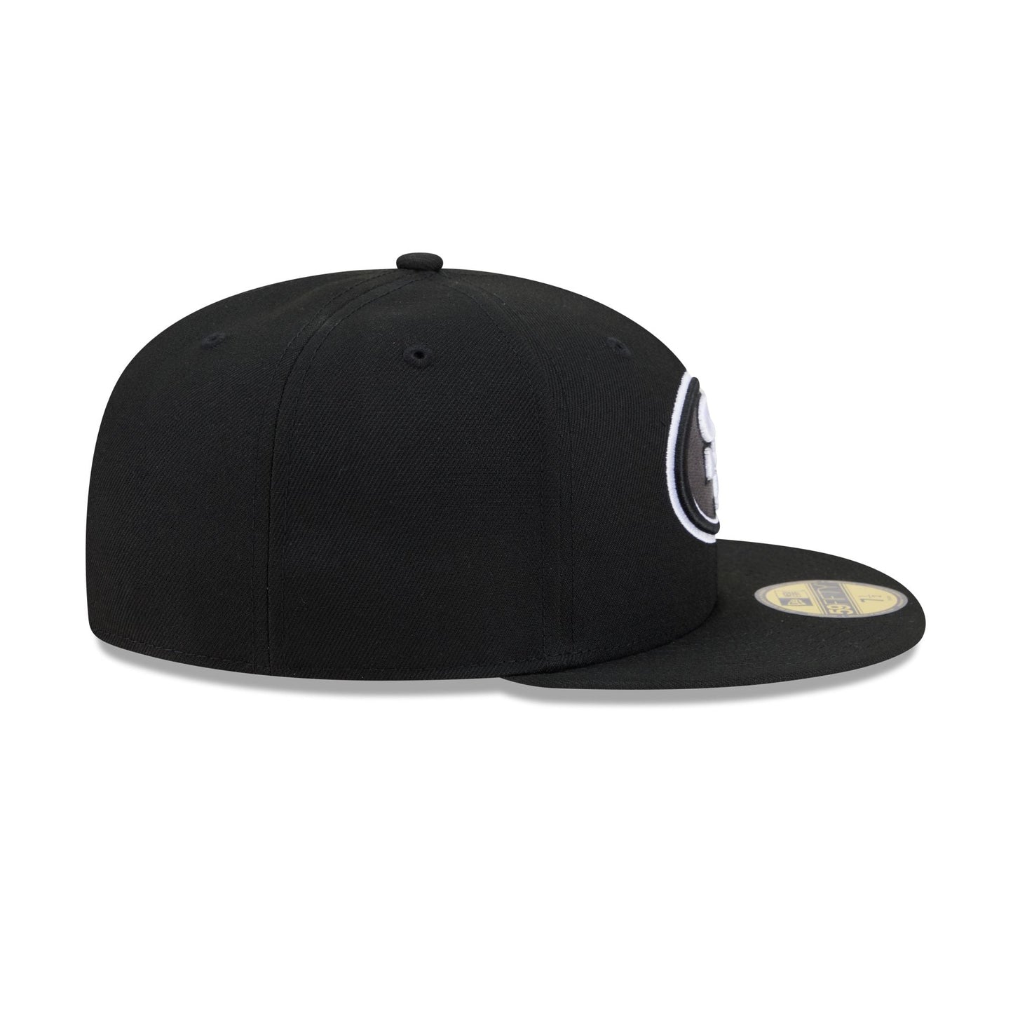 San Francisco 49ers Black and White Basic 59FIFTY Fitted Hat
