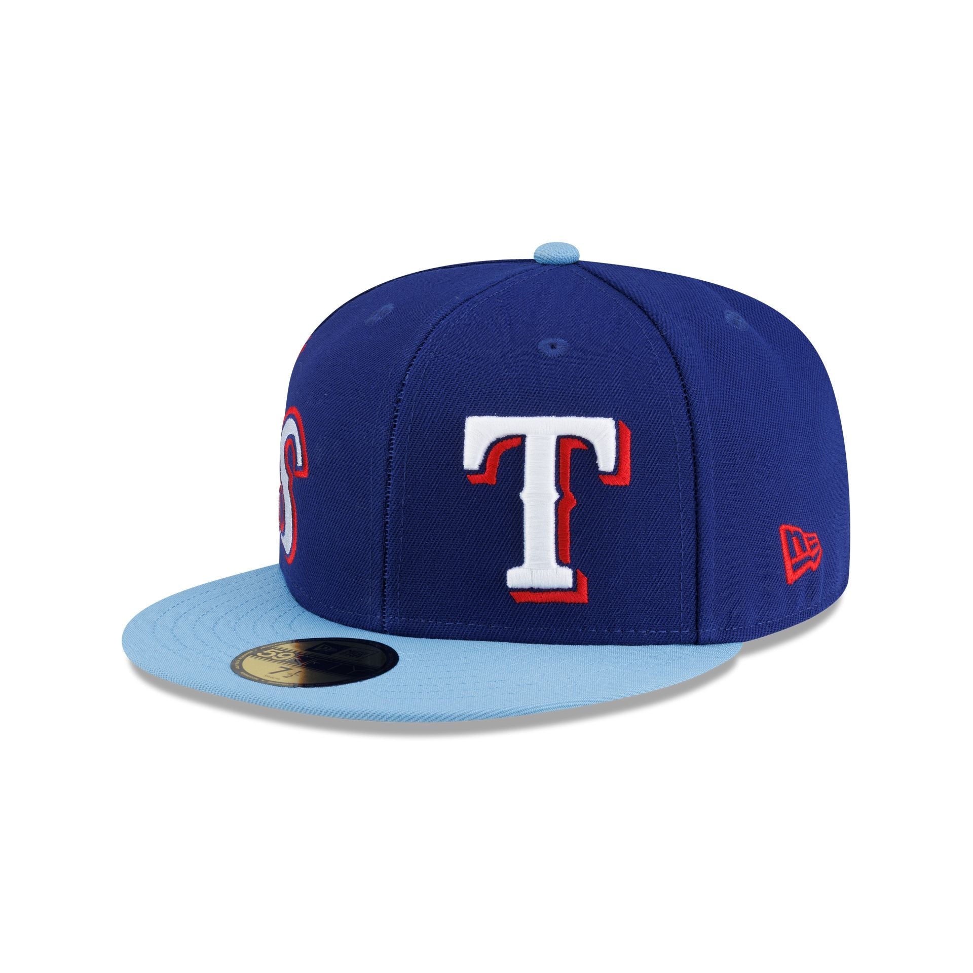 Texas Rangers Premium Multi Logo 59FIFTY Fitted Hat