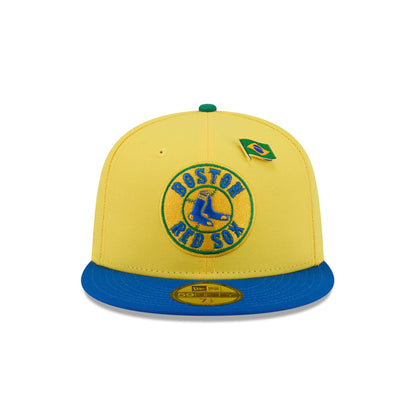 Boston Red Sox Country Flag 59FIFTY Fitted Hat