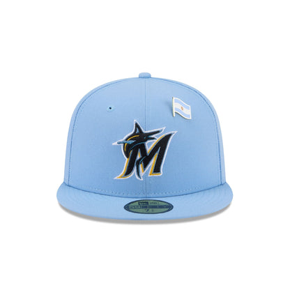 Miami Marlins Country Flag 59FIFTY Fitted Hat