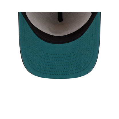 Just Caps Hardwood Classics Trophy Yellow Golden State Warriors 59FIFTY A-Frame Fitted Hat