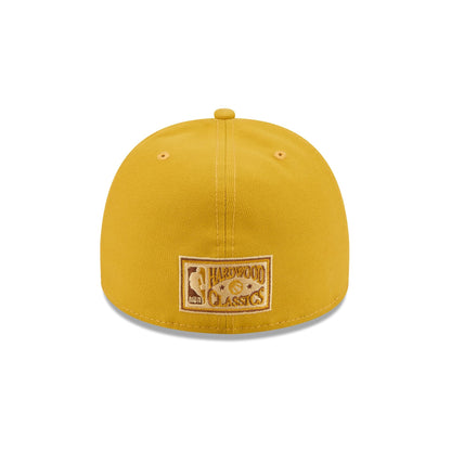 Just Caps Hardwood Classics Trophy Yellow Seattle Supersonics 59FIFTY A-Frame Fitted Hat