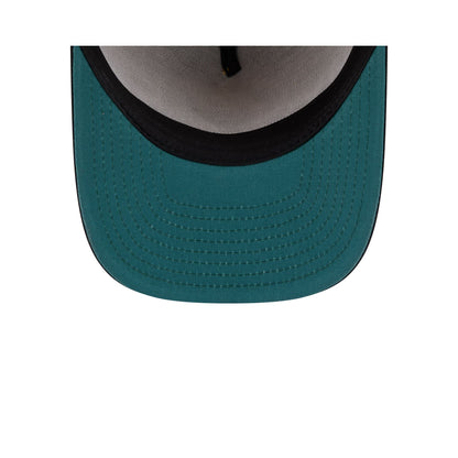 Just Caps Hardwood Classics Trophy Yellow Seattle Supersonics 59FIFTY A-Frame Fitted Hat