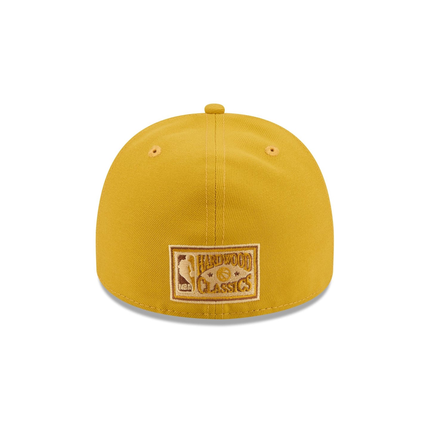 Just Caps Hardwood Classics Trophy Yellow Dallas Mavericks 59FIFTY A-Frame Fitted Hat