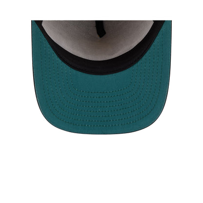 Just Caps Hardwood Classics Trophy Yellow Dallas Mavericks 59FIFTY A-Frame Fitted Hat
