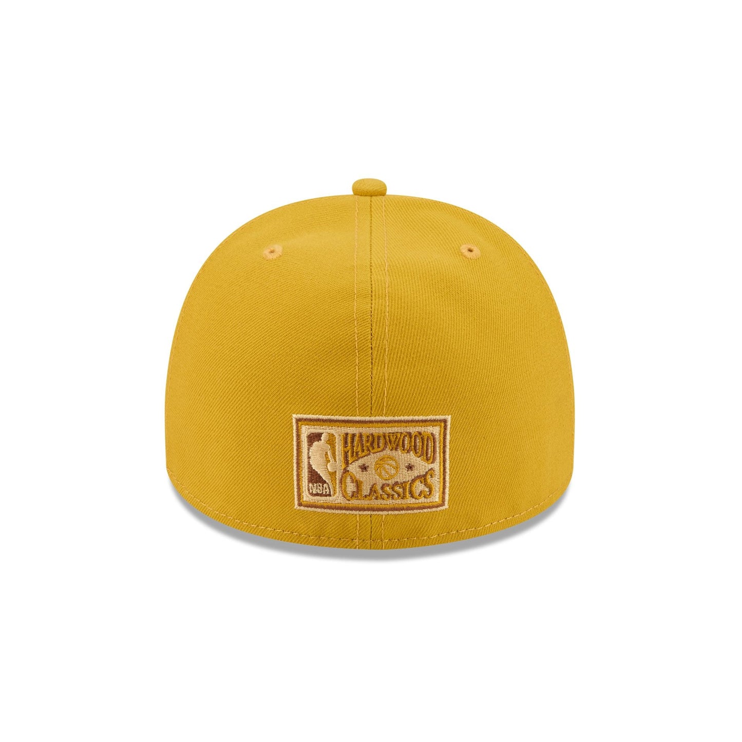 Just Caps Hardwood Classics Trophy Yellow Chicago Bulls 59FIFTY A-Frame Fitted Hat