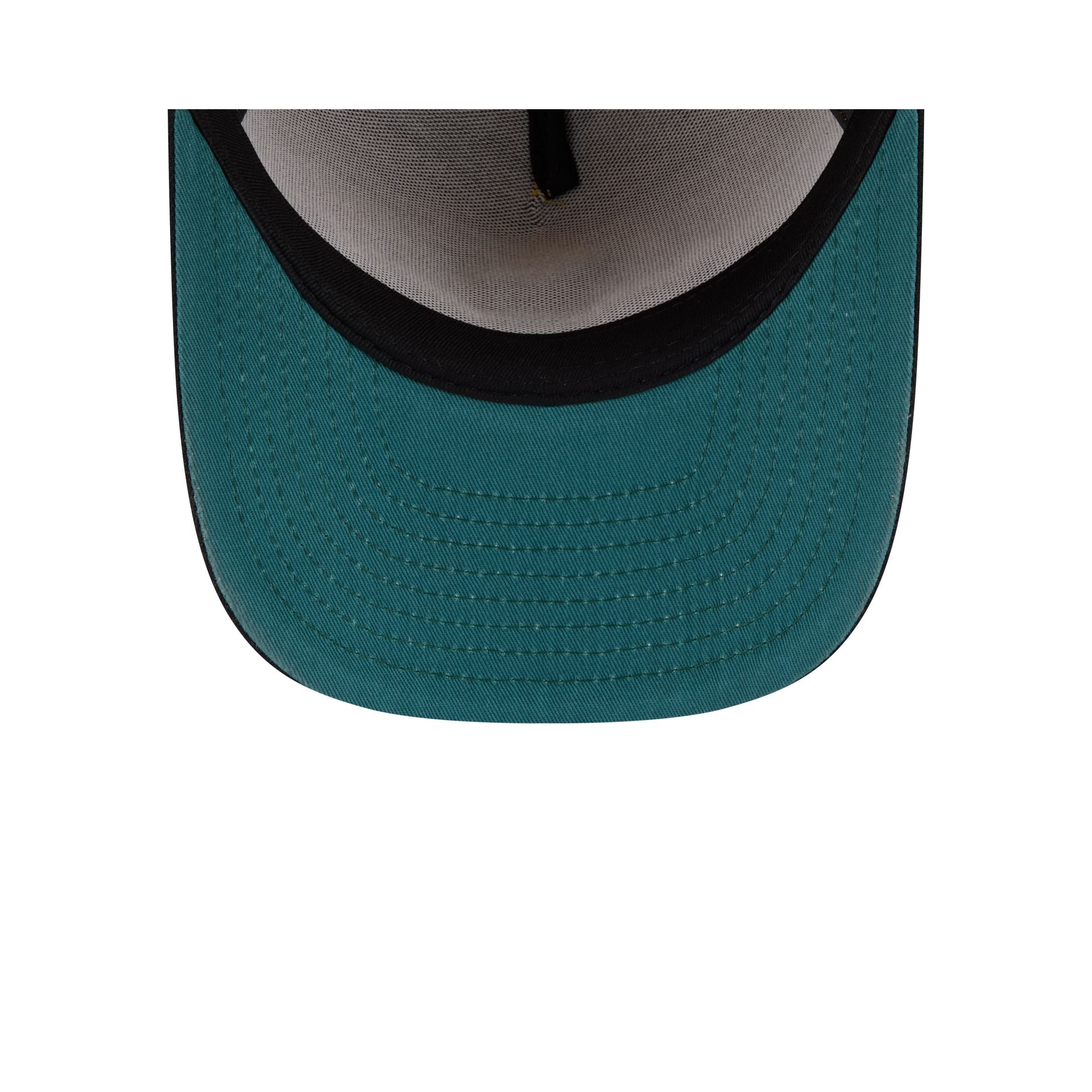 Just Caps Hardwood Classics Trophy Yellow Milwaukee Bucks 59FIFTY A-Frame Fitted Hat