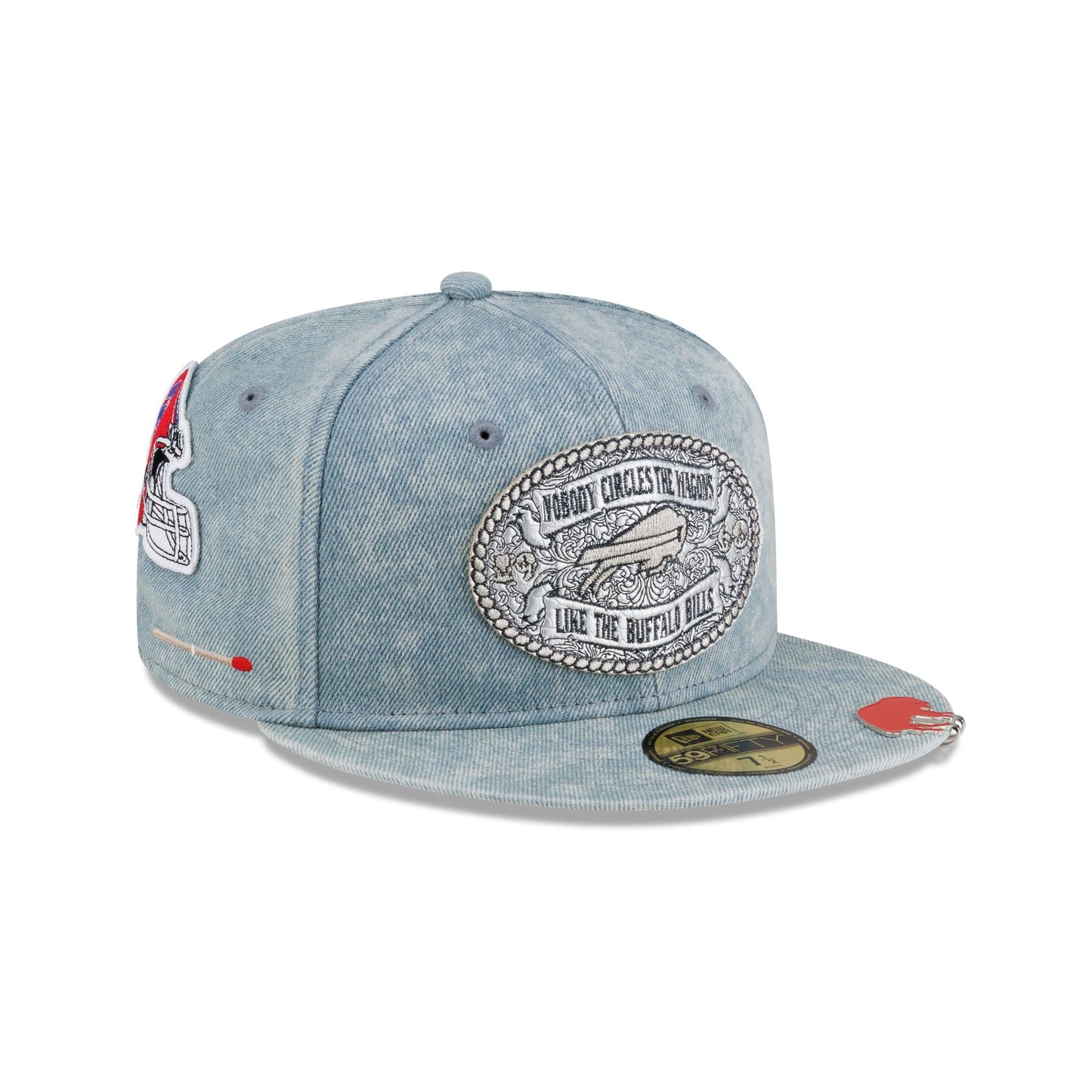 Buffalo Bills Dion Dawkins Design Lab Denim 59FIFTY Fitted Hat