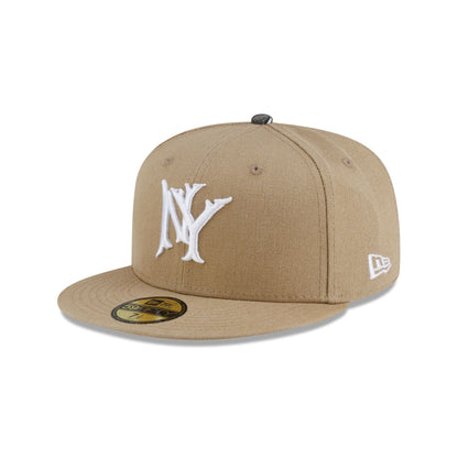 New York Highlanders Dion Dawkins Design Lab Khaki 59FIFTY Fitted Hat