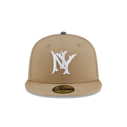 New York Highlanders Dion Dawkins Design Lab Khaki 59FIFTY Fitted Hat