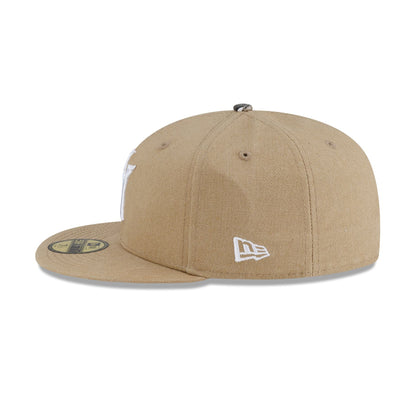 New York Highlanders Dion Dawkins Design Lab Khaki 59FIFTY Fitted Hat