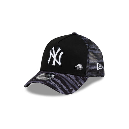 New York Yankees Dion Dawkins Design Lab Camo 9FORTY A-Frame Trucker Hat