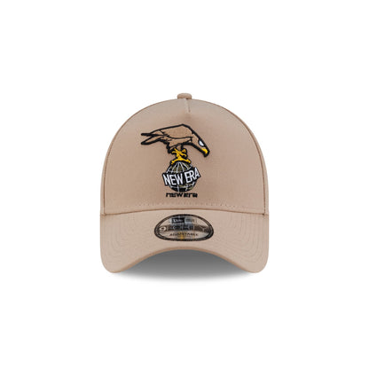 Rodrigo Roji x New Era Cap Soccer Khaki 9FORTY A-Frame Snapback Hat
