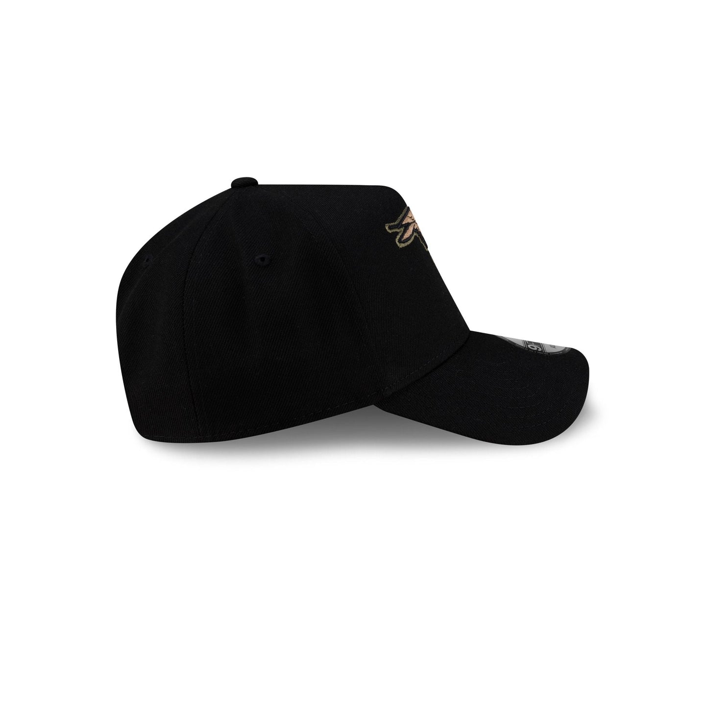 Rodrigo Roji x New Era Cap Soccer Black 9FORTY A-Frame Snapback Hat