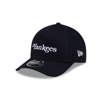 New York or Nowhere x New York Yankees Black 9FORTY M-Crown A-Frame Snapback Hat