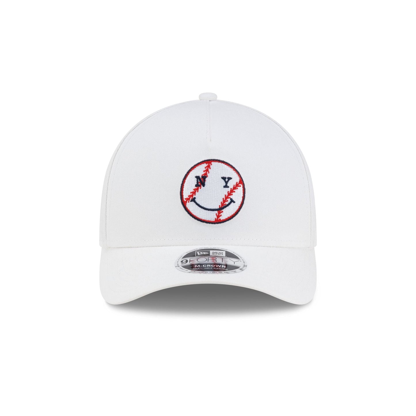 New York or Nowhere x New York Yankees Baseball White 9FORTY M-Crown A-Frame Snapback Hat