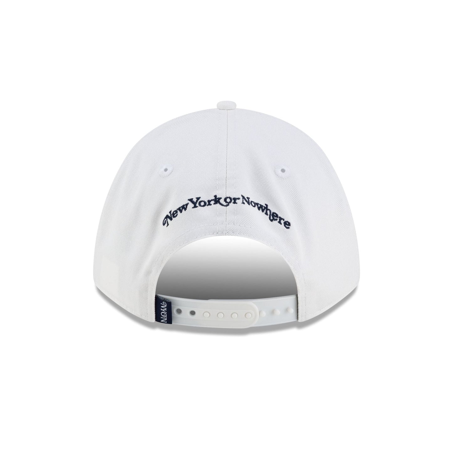 New York or Nowhere x New York Yankees Baseball White 9FORTY M-Crown A-Frame Snapback Hat