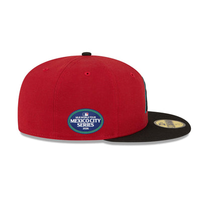 Arizona Diamondbacks 2026 MLB World Tour Mexico City Series Sidepatch 59FIFTY Fitted Hat