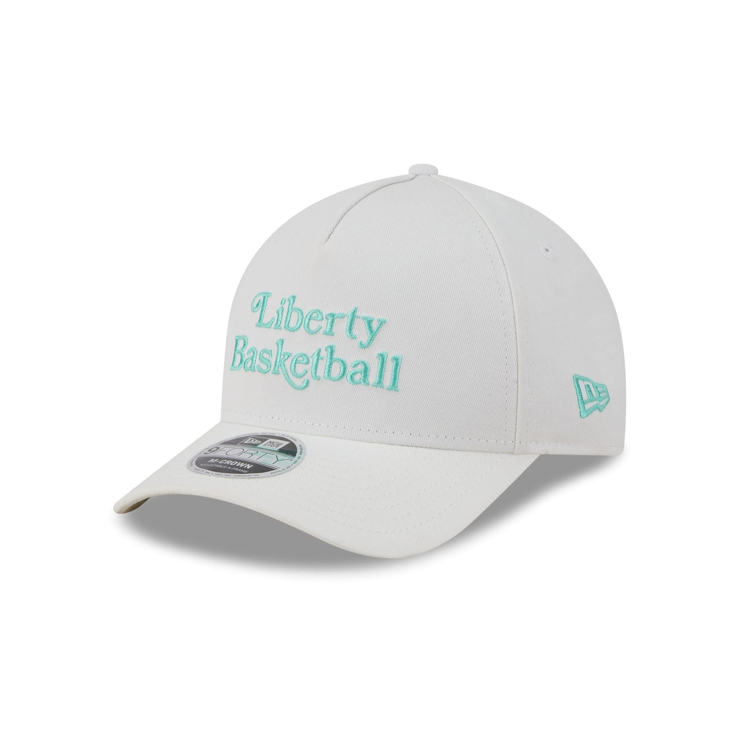 New York or Nowhere x New York Liberty White 9FORTY M-Crown A-Frame Snapback Hat