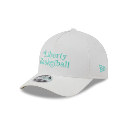 New York or Nowhere x New York Liberty White 9FORTY M-Crown A-Frame Snapback Hat