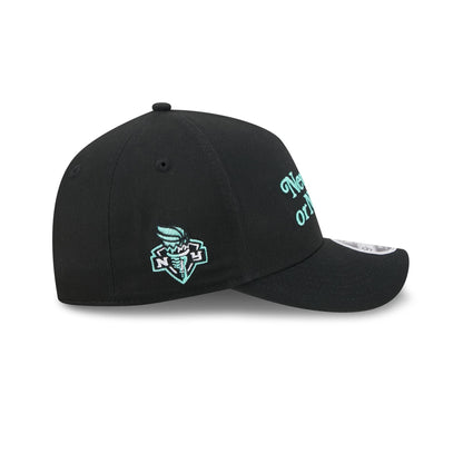 New York or Nowhere x New York Liberty Black 9FORTY M-Crown A-Frame Snapback Hat