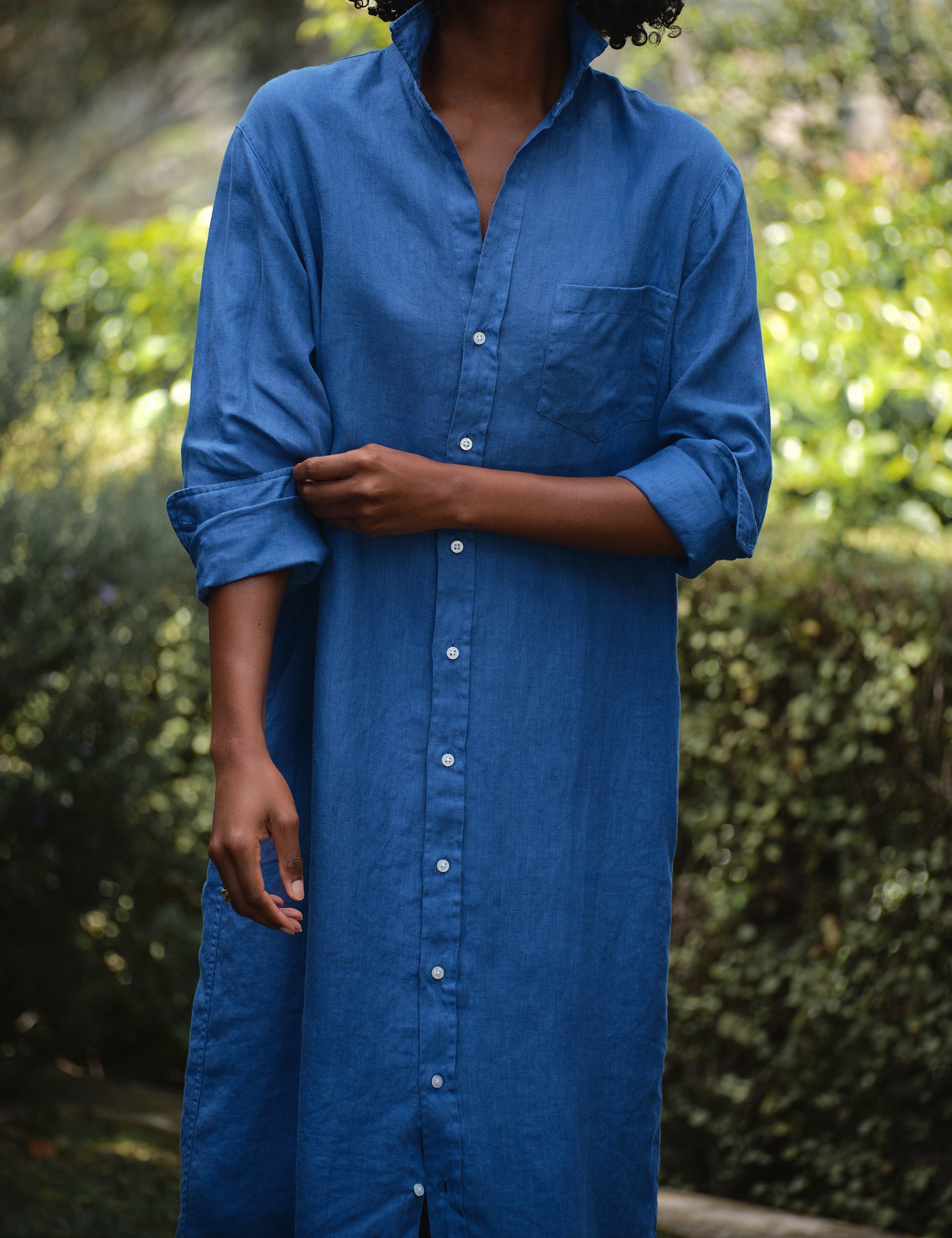 RORY Cabo Blue, Washed Linen