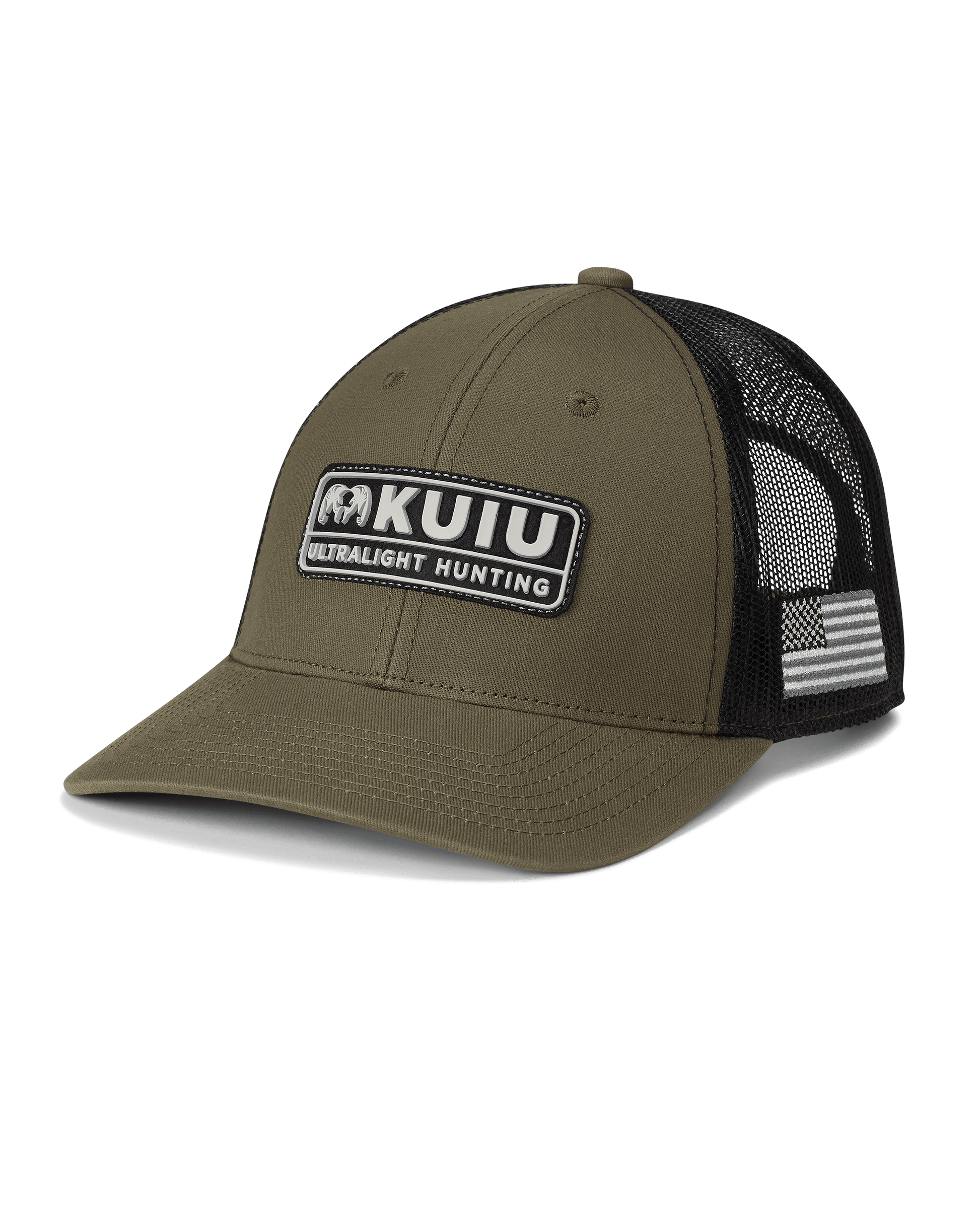 KUIU Ultralight Hunting Patch Hat | Loden/Black