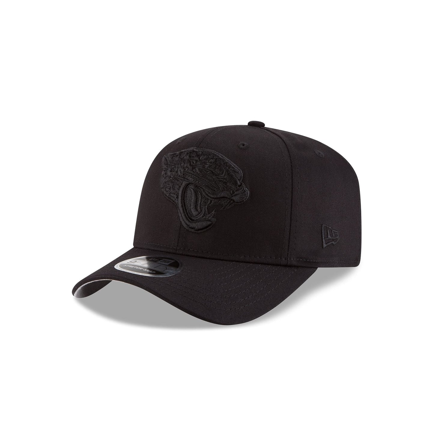 Jacksonville Jaguars Black On Black Stretch Snap 9FIFTY Snapback Hat