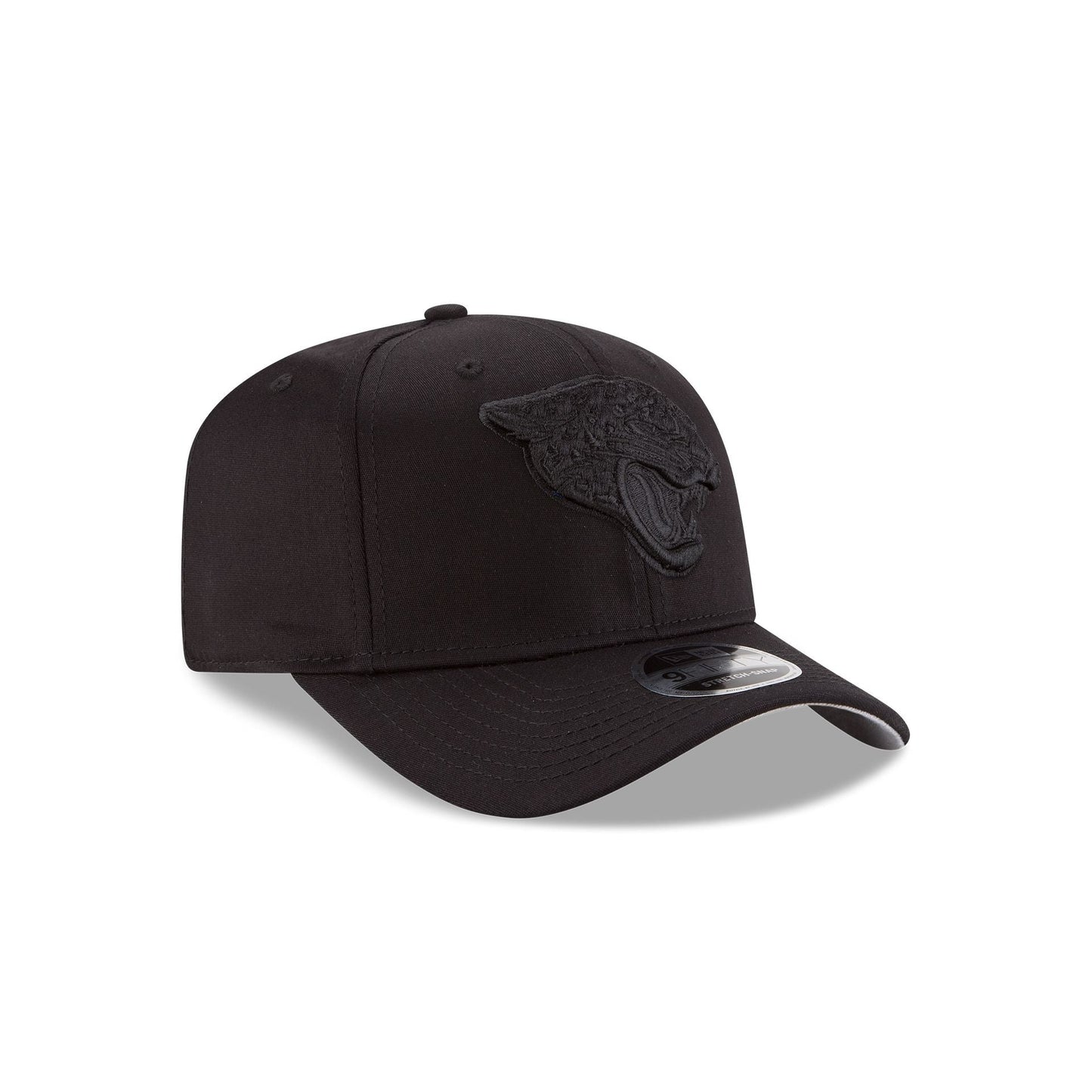 Jacksonville Jaguars Black On Black Stretch Snap 9FIFTY Snapback Hat