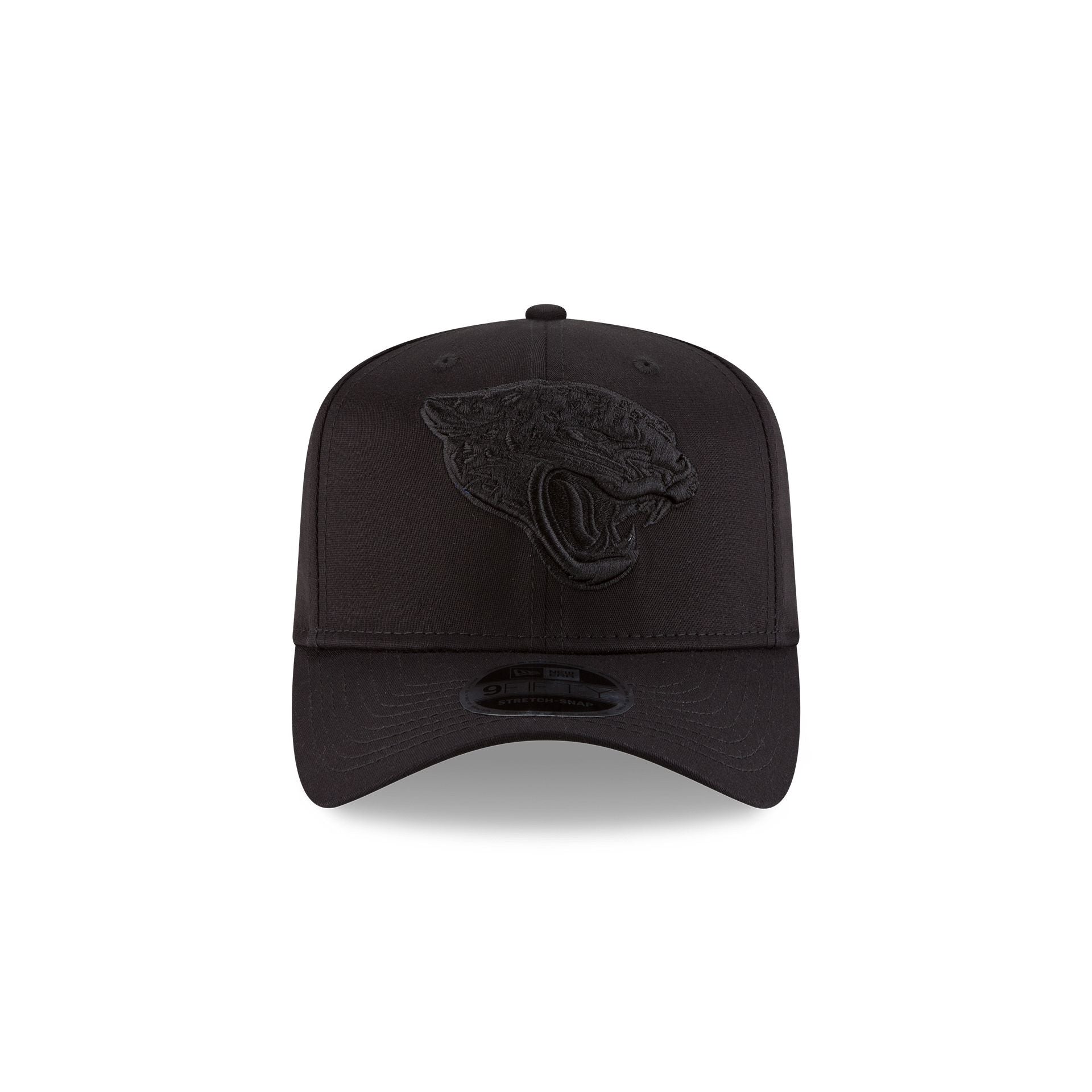 Jacksonville Jaguars Black On Black Stretch Snap 9FIFTY Snapback Hat