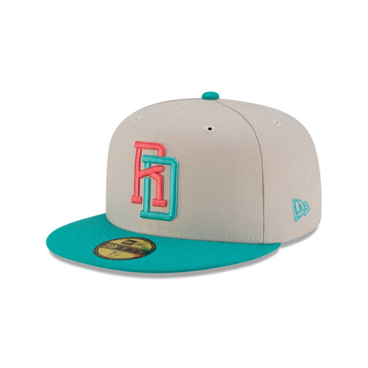 Dominican Republic Teal Alt 59FIFTY Fitted Hat