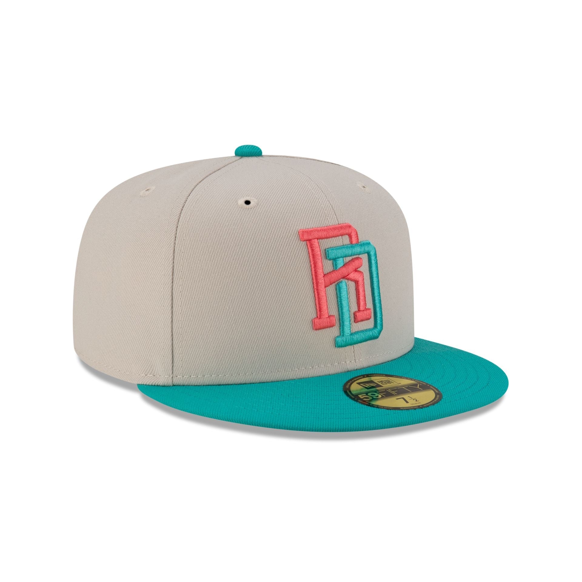 Dominican Republic Teal Alt 59FIFTY Fitted Hat