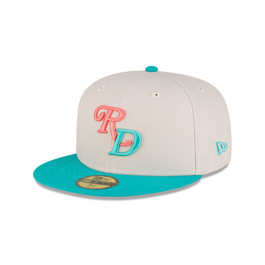 Dominican Republic Chrome Teal 59FIFTY Fitted Hat