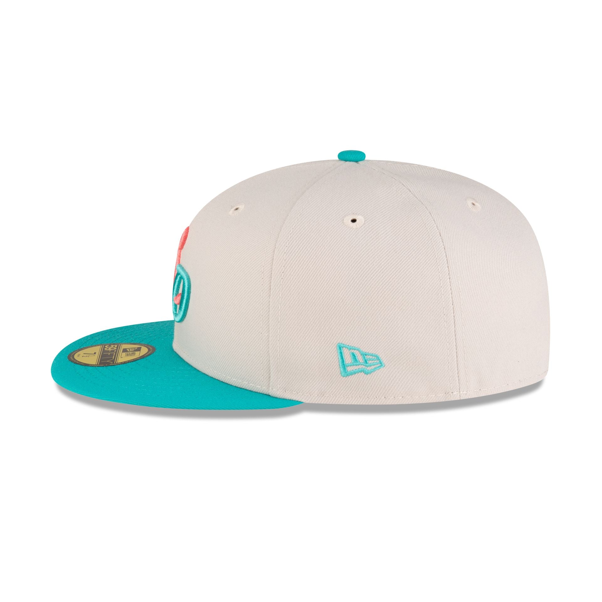 Dominican Republic Teal Script 59FIFTY Fitted Hat