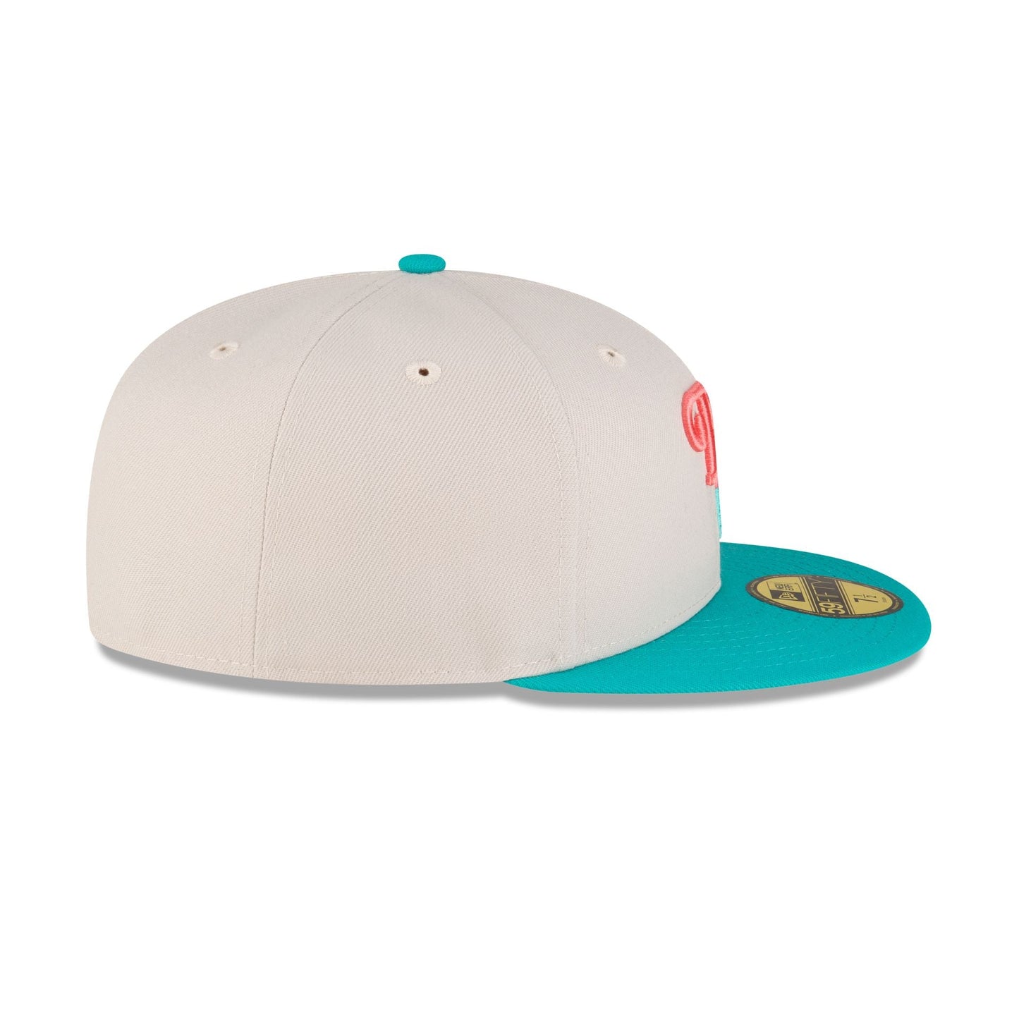Dominican Republic Teal Script 59FIFTY Fitted Hat