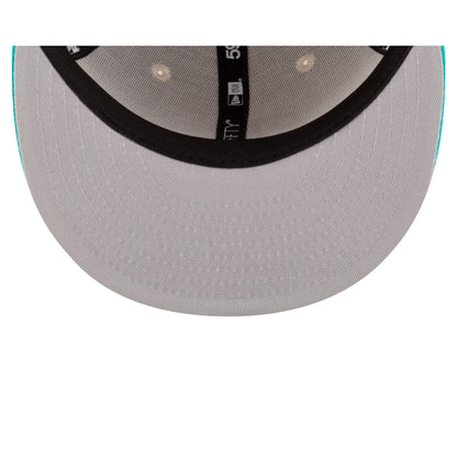 Dominican Republic Chrome Teal 59FIFTY Fitted Hat