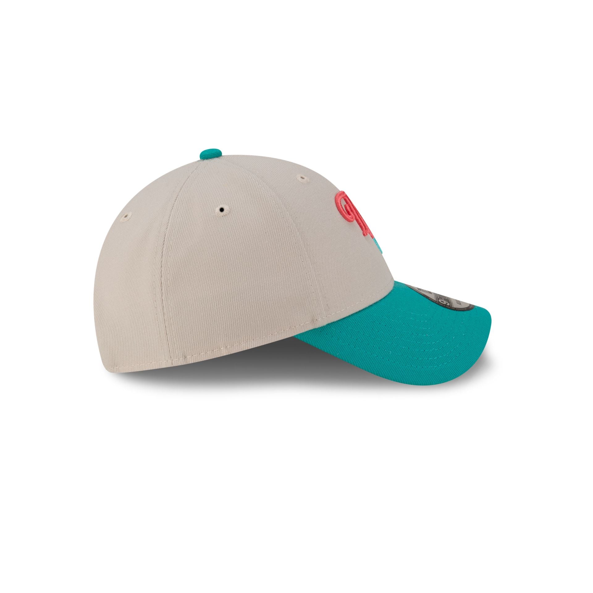Dominican Republic Teal Script Alt 9FORTY Snapback Hat