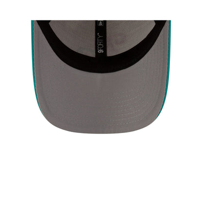 Dominican Republic Teal Script Alt 9FORTY Snapback Hat