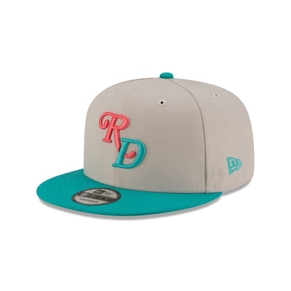 Dominican Republic Teal Script 9FIFTY Snapback Hat