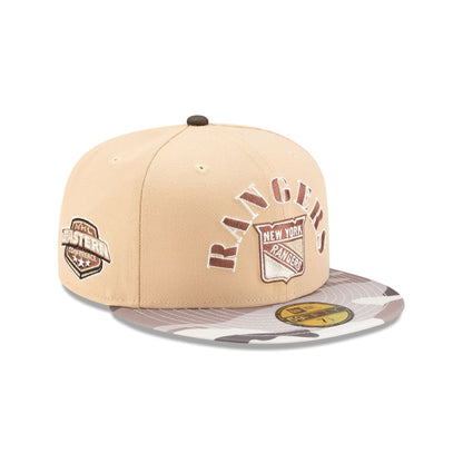 New York Rangers Retro Camo 59FIFTY Fitted Hat