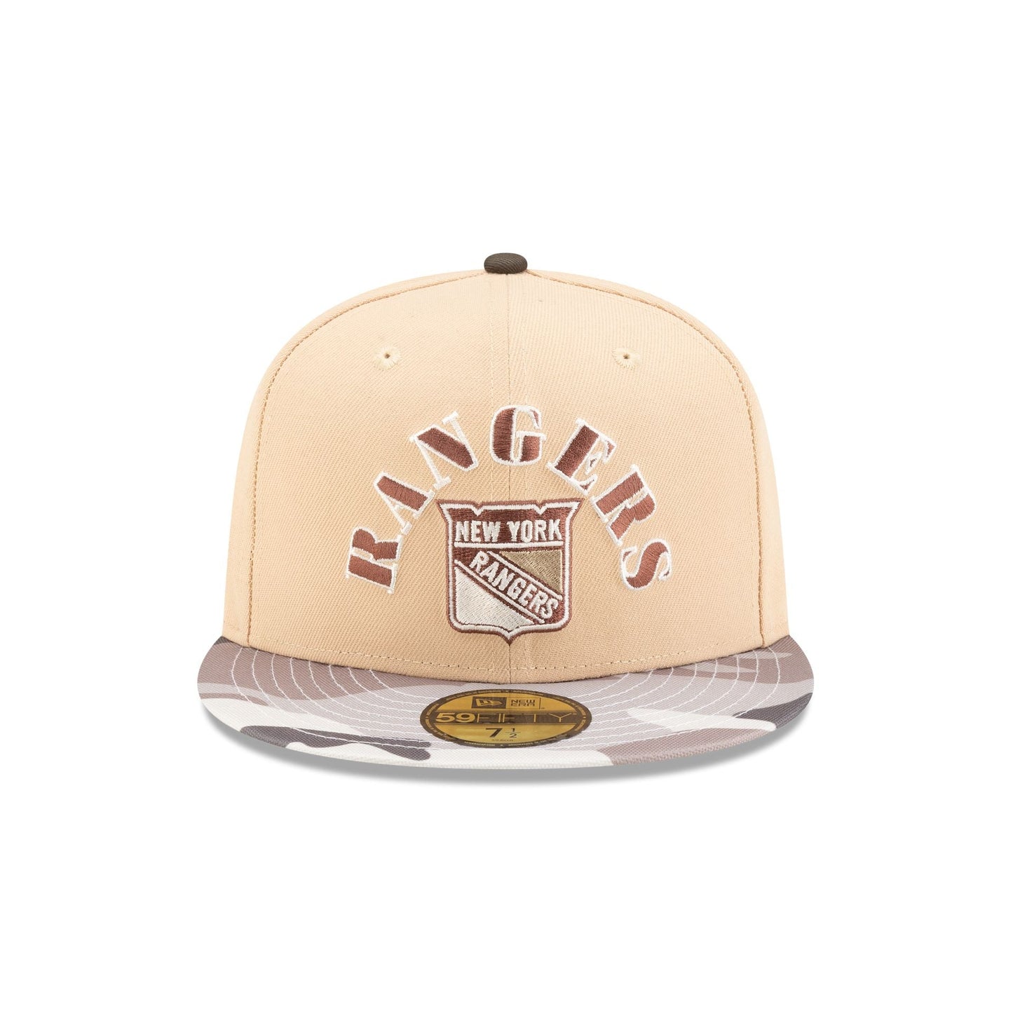 New York Rangers Retro Camo 59FIFTY Fitted Hat