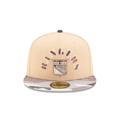New York Rangers Retro Camo 59FIFTY Fitted Hat